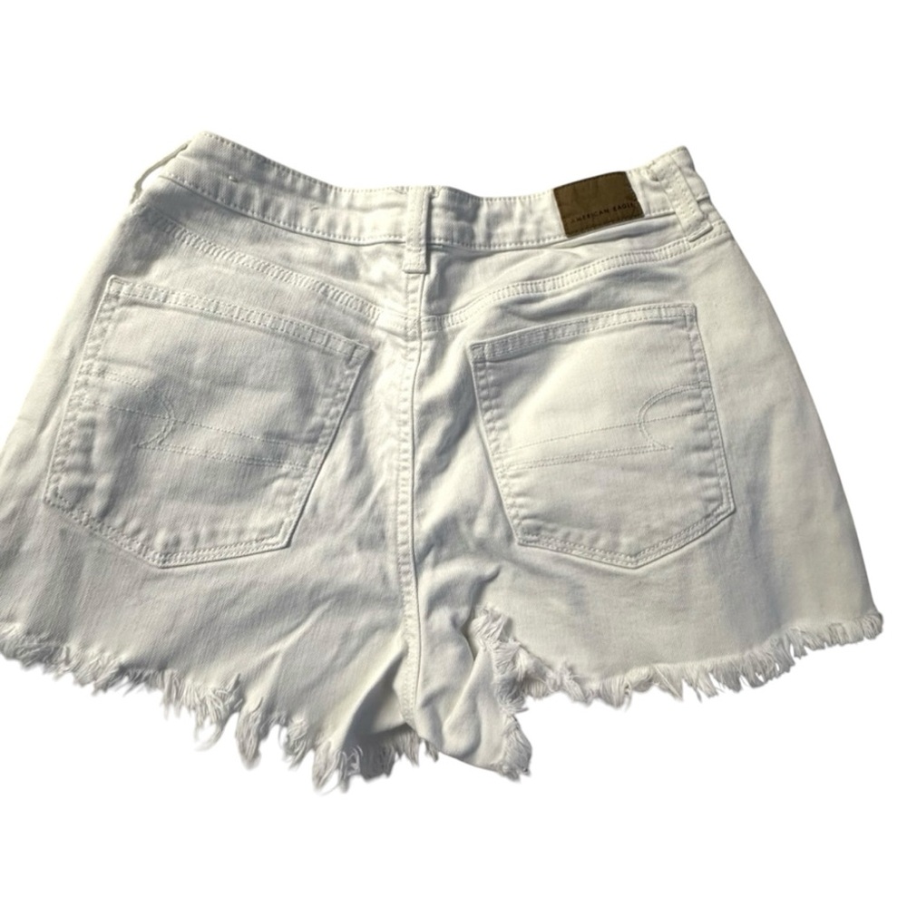 American Eagle White Denim Shorts